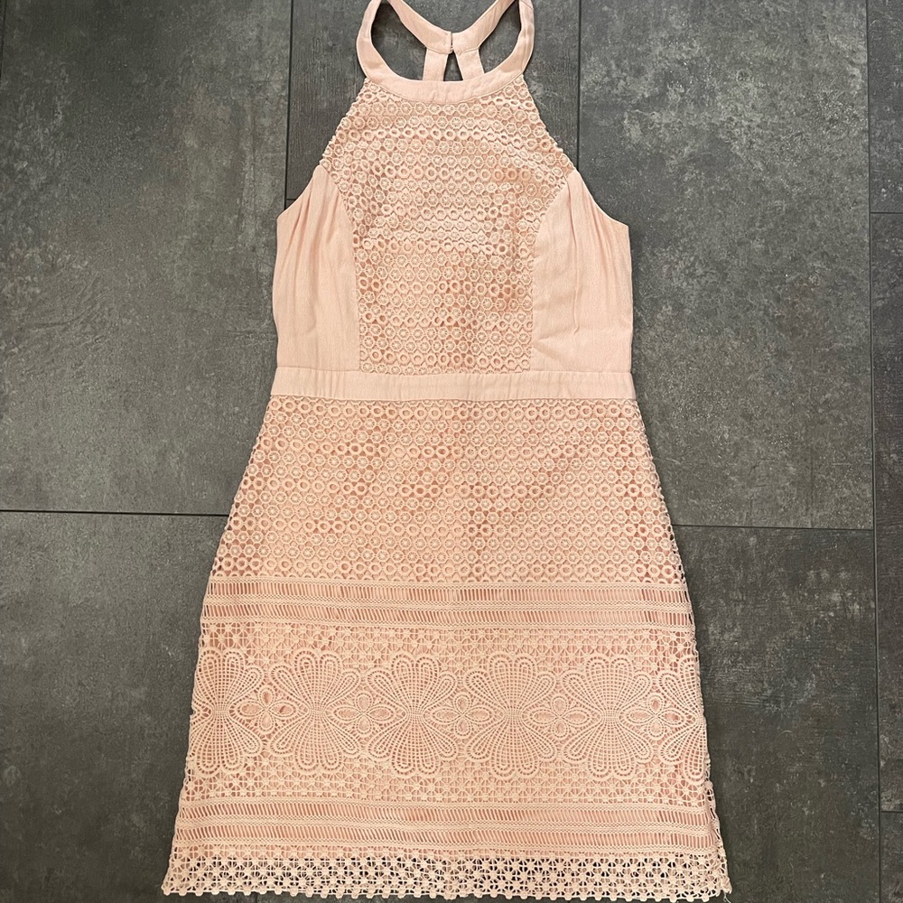 Doe & Rae Peach Dress